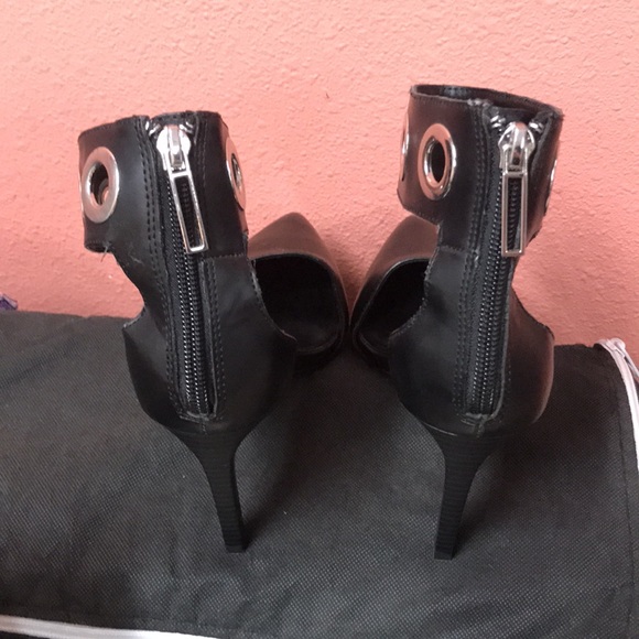 Zara black high heels size 7.5 - Picture 3 of 4